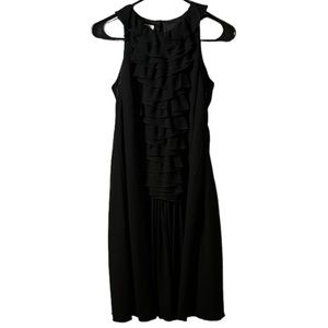 Moschino cheap and chic black ruffle sleeveless dress size 6